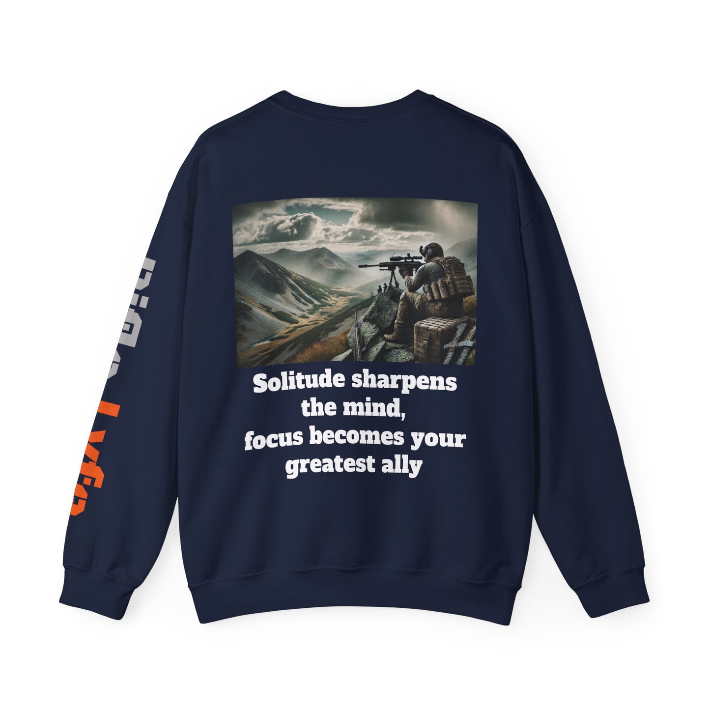 Sniper Military Heavy Blend™ Sweatshirt, Army Camouflage Pullover, Military Gift, Soldier Apparel, Camo Design Jumper, Tactical Clothing