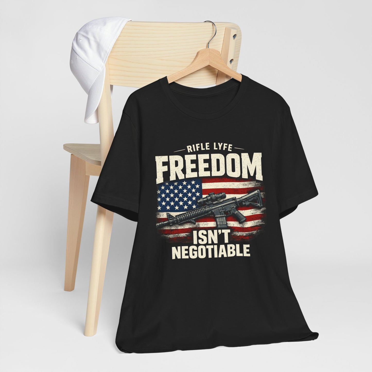 Freedom Is not Negotiable Shirt Patriotic Gun Shirt 2nd Amendment Shirt American Flag Shirt Tactical Shirt Pro Gun Tee Gift for Men