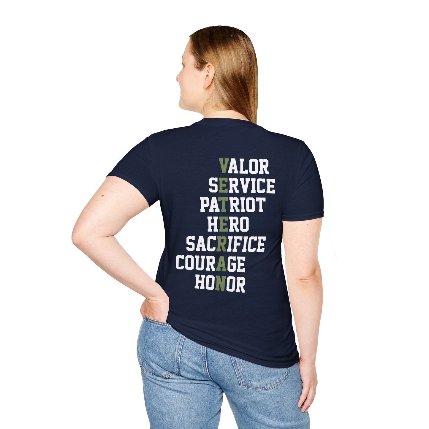 Valor in Action: Military Pride Tee