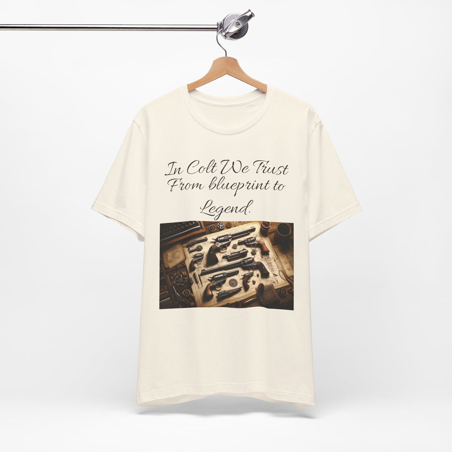 Gun Enthusiast Tee: In Colt We Trust, Firearm Lover Shirt, Shooting Sports Tee, Gift for Gun Owners, Vintage Firearms Apparel