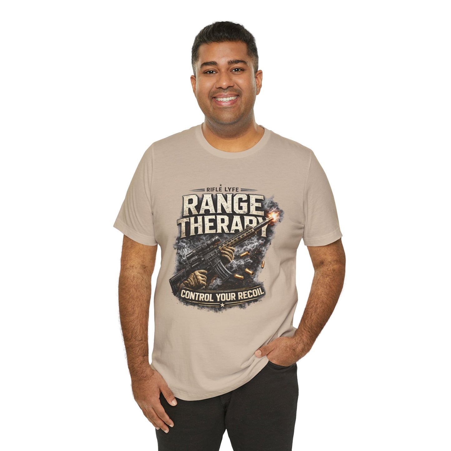 Range Therapy Shirt Shooting Range Shirt Funny Gun Shirt 2nd Amendment Shirt Tactical Shirt Pro Gun Tee Gift for Gun Lover Men