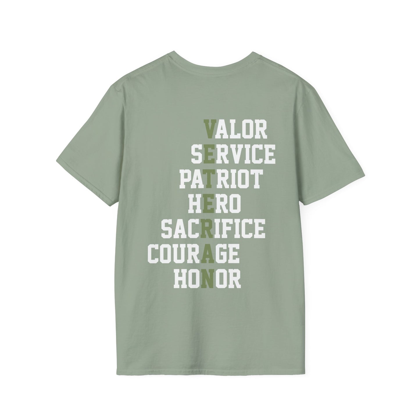 Valor in Action: Military Pride Tee