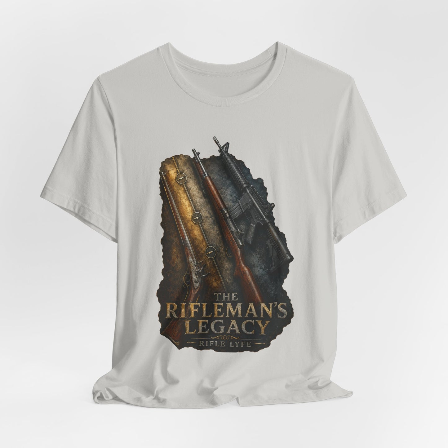Rifleman’s Legacy T-Shirt — Vintage Hunting Rifle Graphic Tee