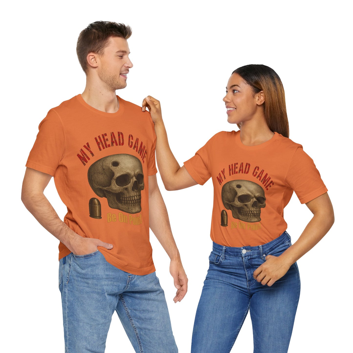 Head Game T-Shirt, Funny Skull Tee, Unisex Graphic Shirt, Unique Gift for Halloween, Quirky Statement Apparel