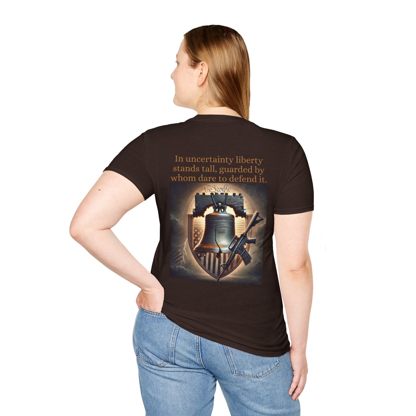 Patriotic Tee, Liberty Defense Shirt, Freedom Lovers Top, American Pride T-Shirt, Political Activist Apparel