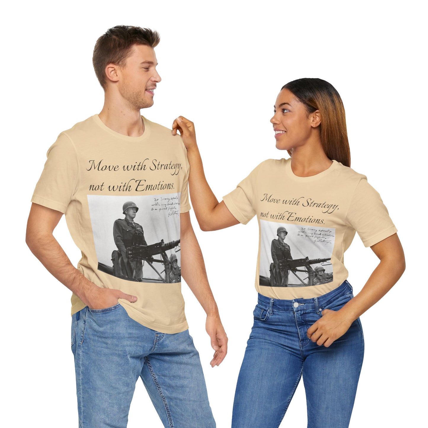 Move with strategy, not with emotion, General George Patton, WW2 General, Military General