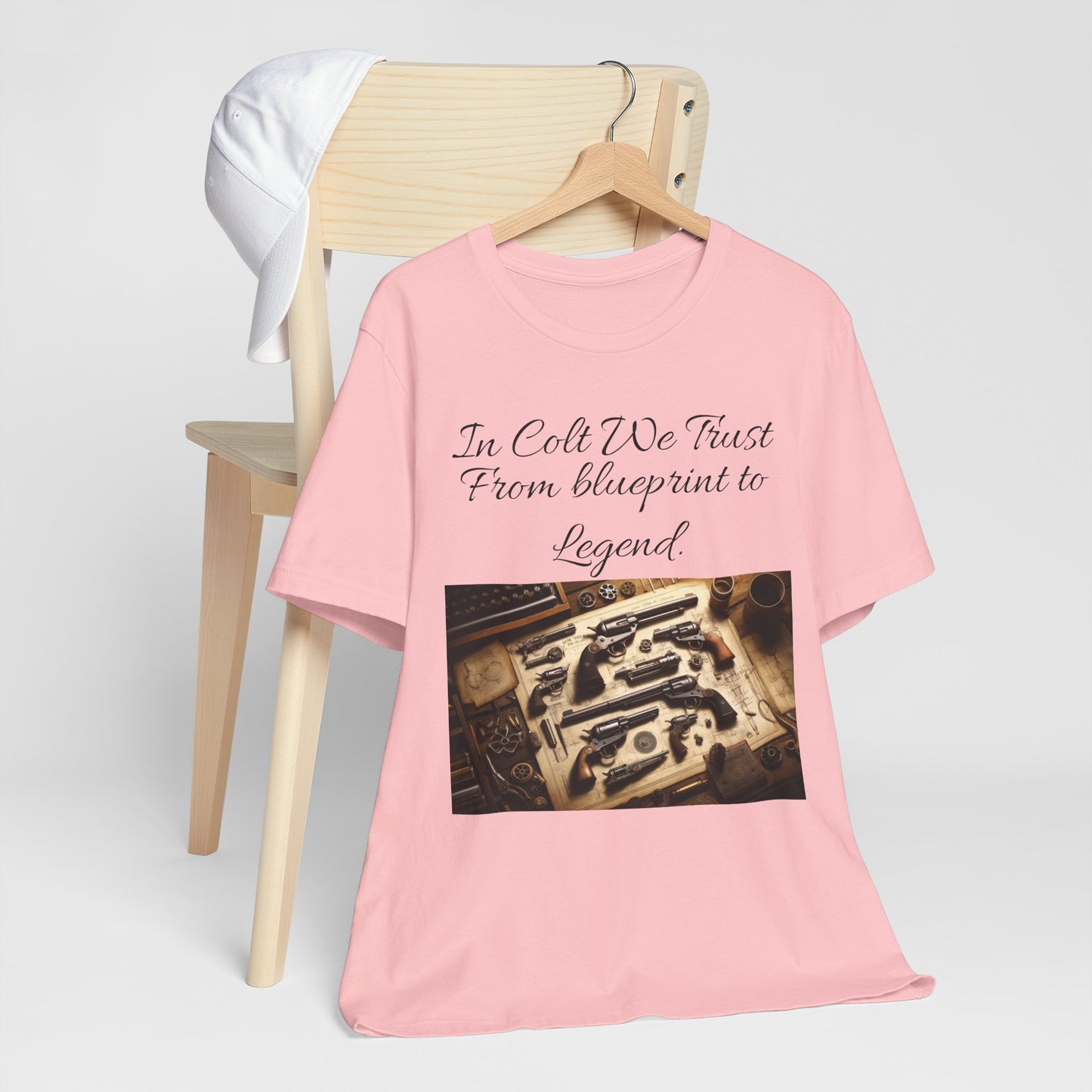 Gun Enthusiast Tee: In Colt We Trust, Firearm Lover Shirt, Shooting Sports Tee, Gift for Gun Owners, Vintage Firearms Apparel