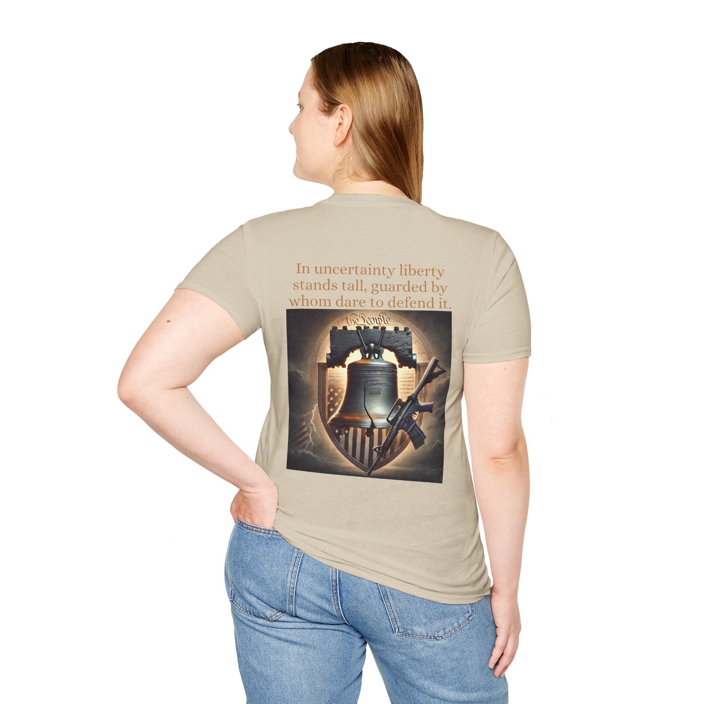 Patriotic Tee, Liberty Defense Shirt, Freedom Lovers Top, American Pride T-Shirt, Political Activist Apparel