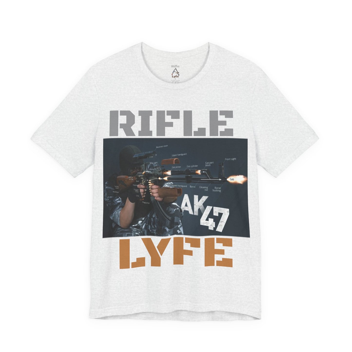 AK47 anatomy, AK47, Rifle Lyfe Logo