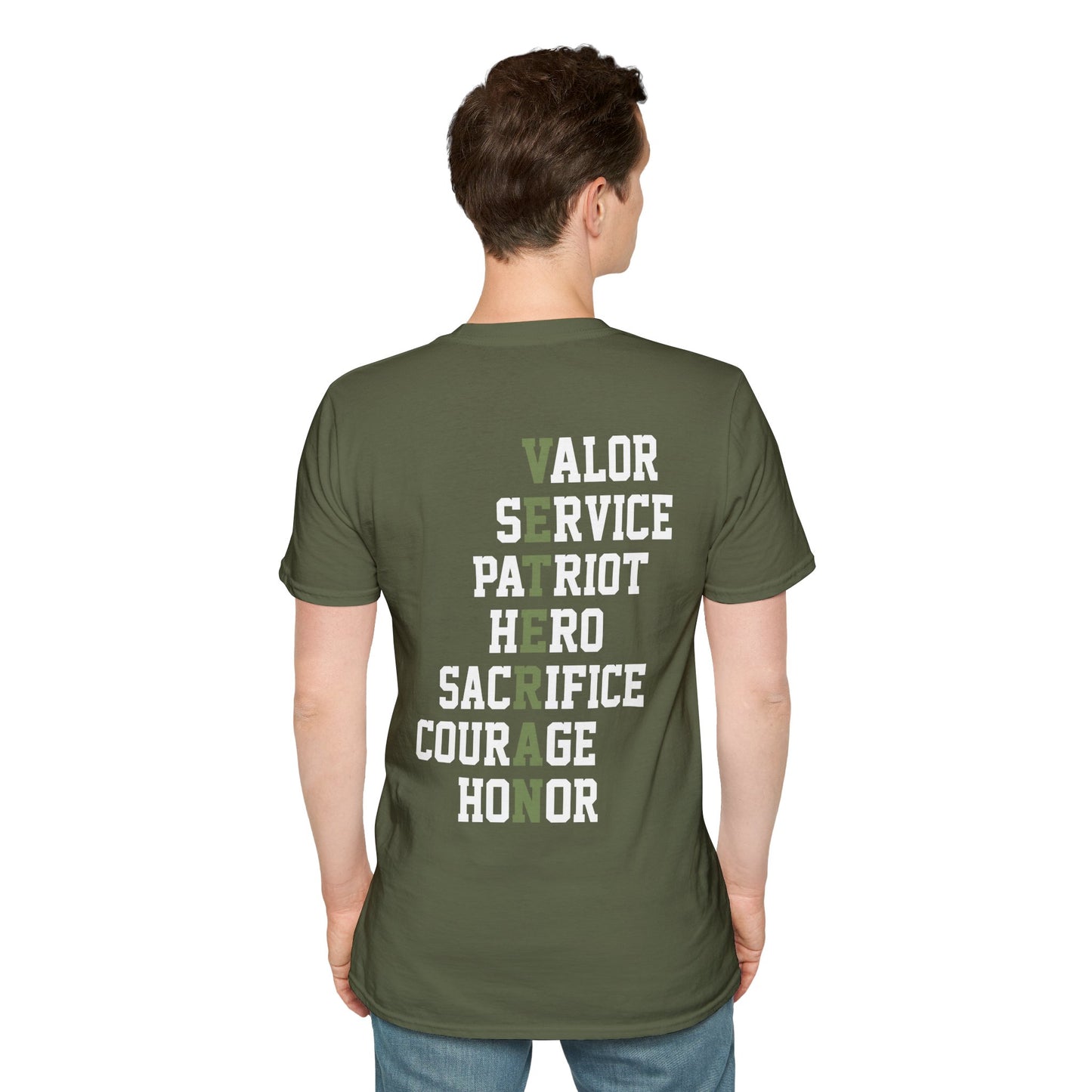 Valor in Action: Military Pride Tee