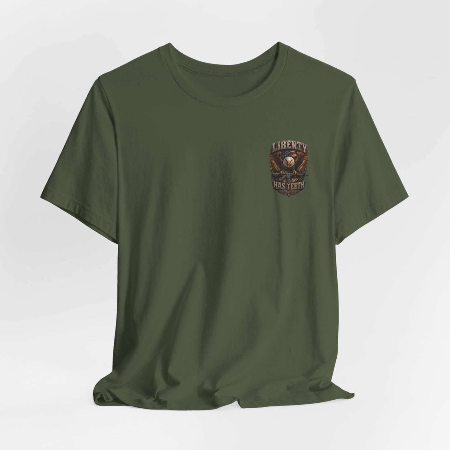 Liberty Tee — "Liberty Has Teeth" Patriotic Graphic T-Shirt