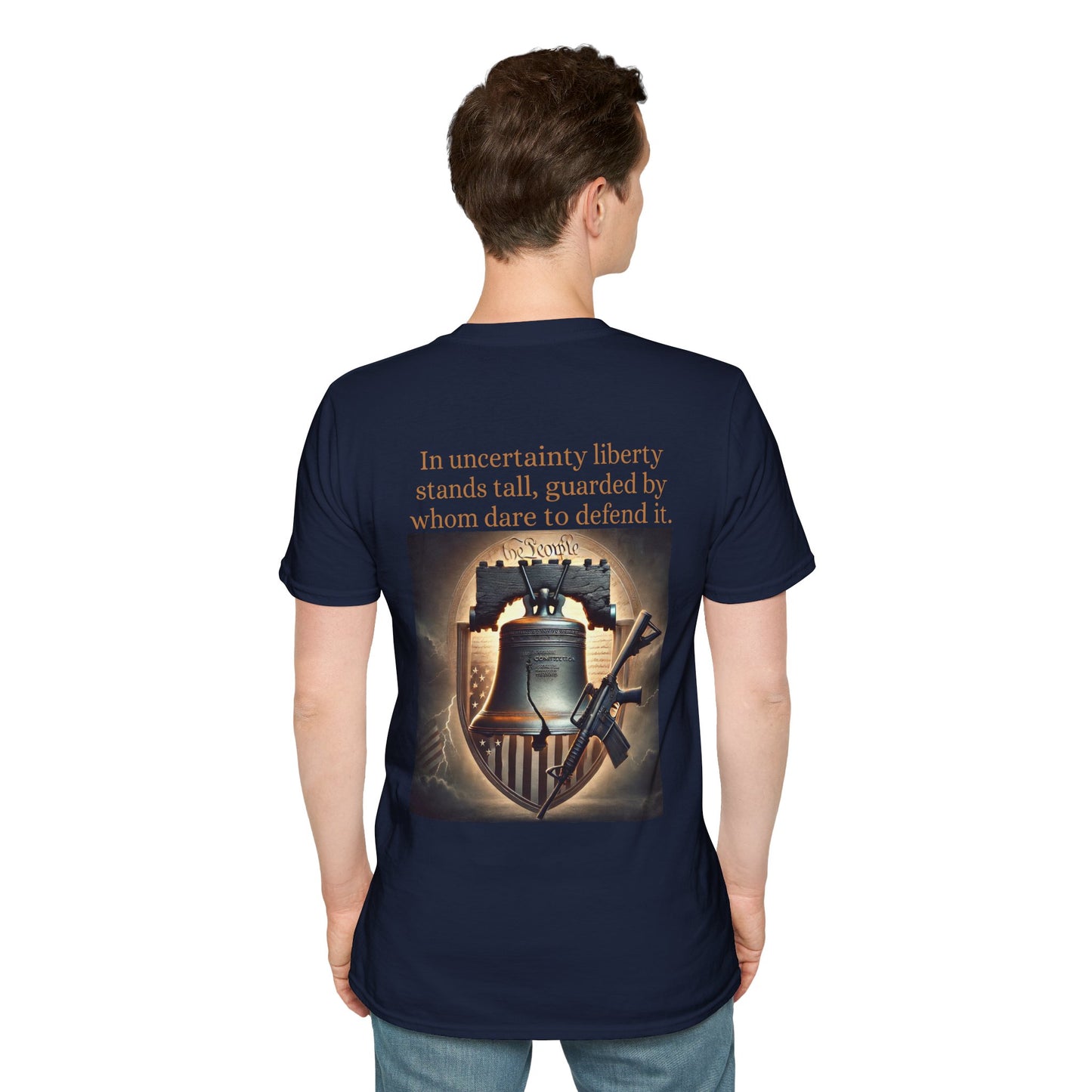 Patriotic Tee, Liberty Defense Shirt, Freedom Lovers Top, American Pride T-Shirt, Political Activist Apparel