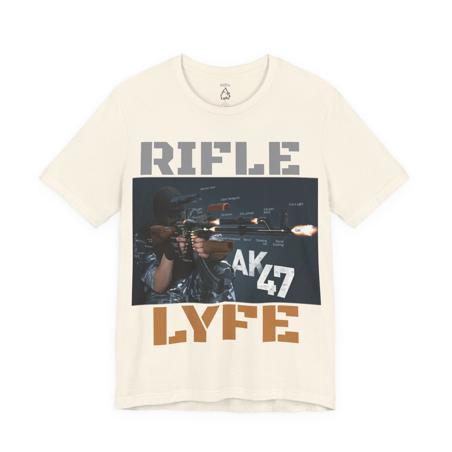 AK47 anatomy, AK47, Rifle Lyfe Logo