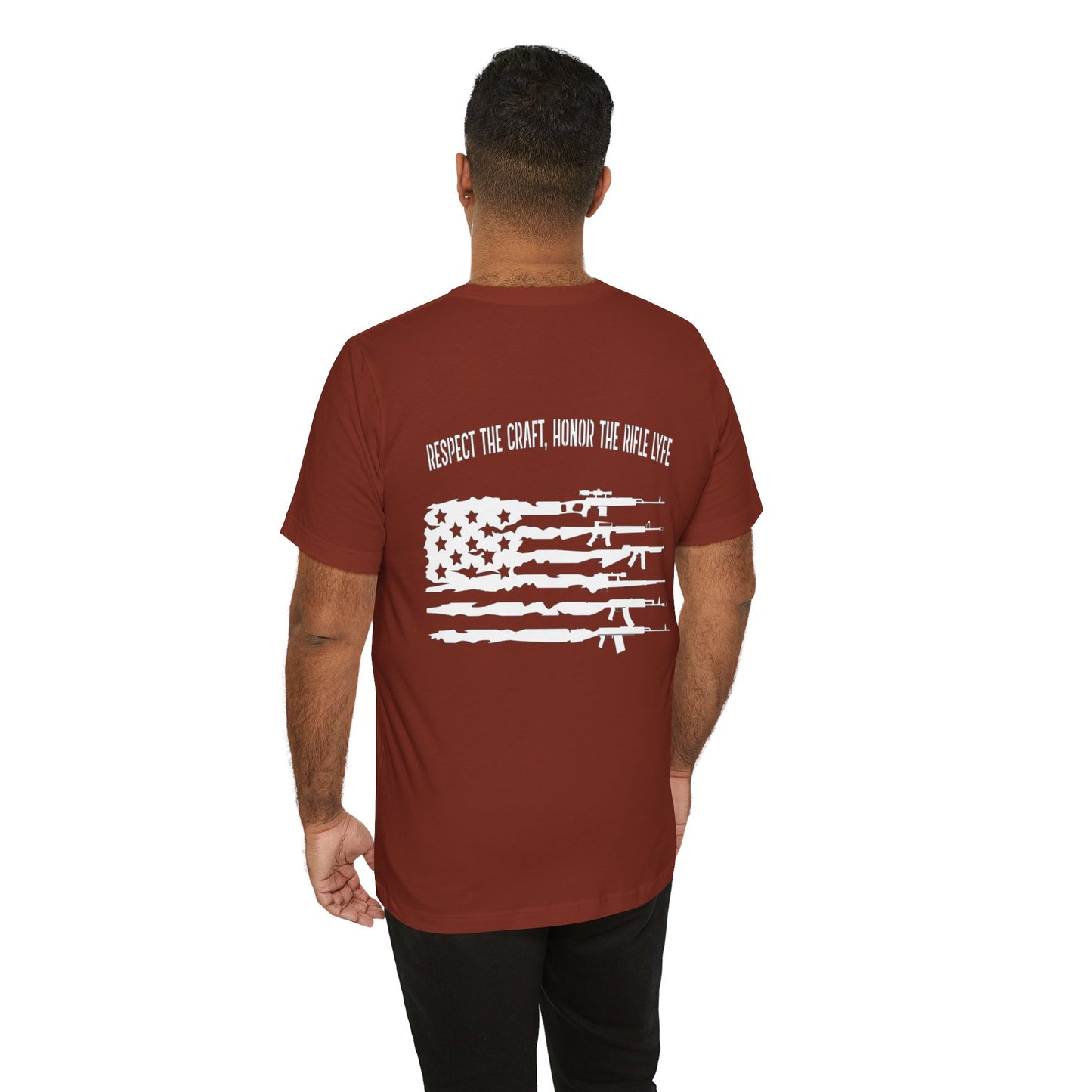 Respect the Rifle Lyfe Brand, Rifle Lover Gift, Gun Enthusiast Shirt, Second Amendment Apparel, Firearms Advocate Top