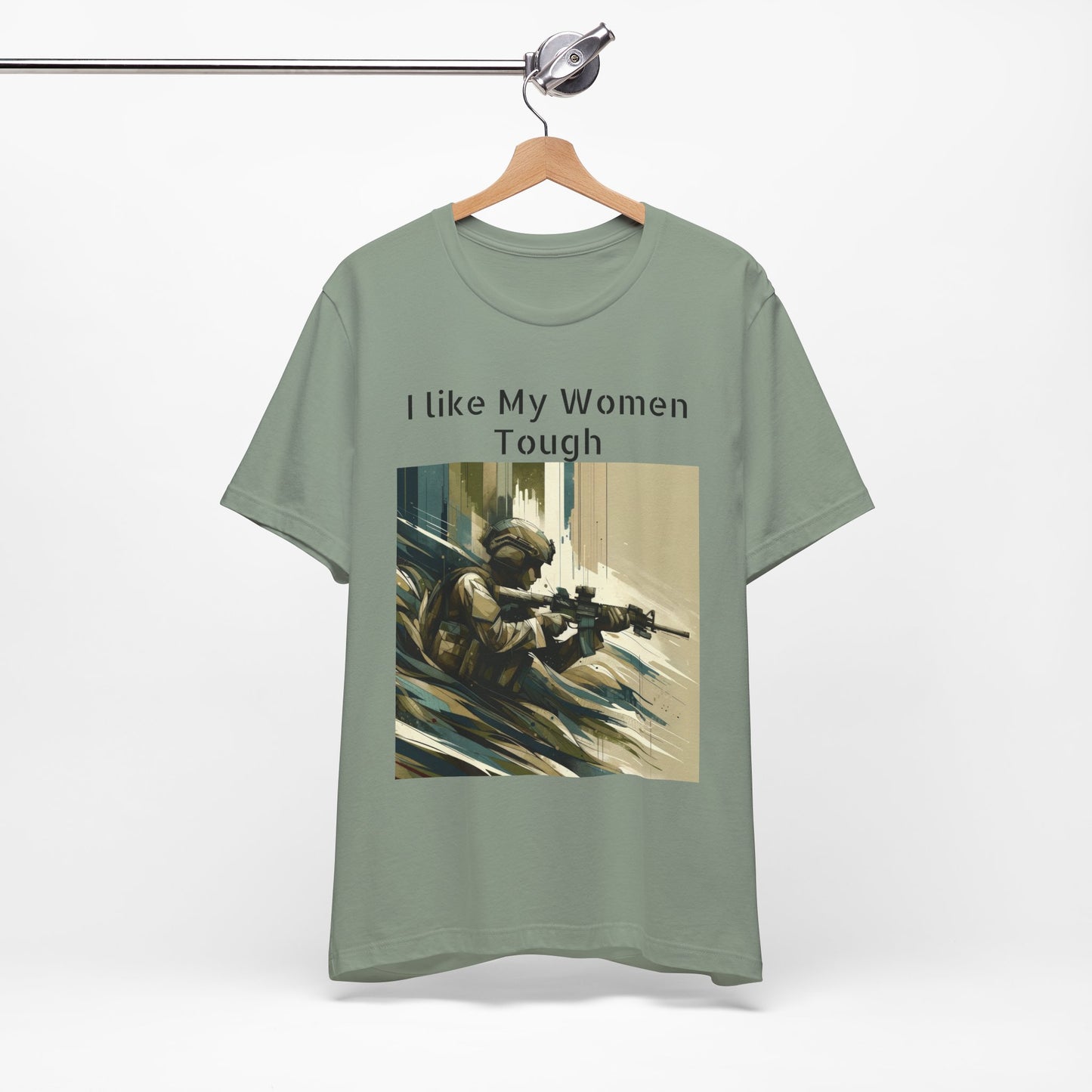 Tough female, female soldier, military tough