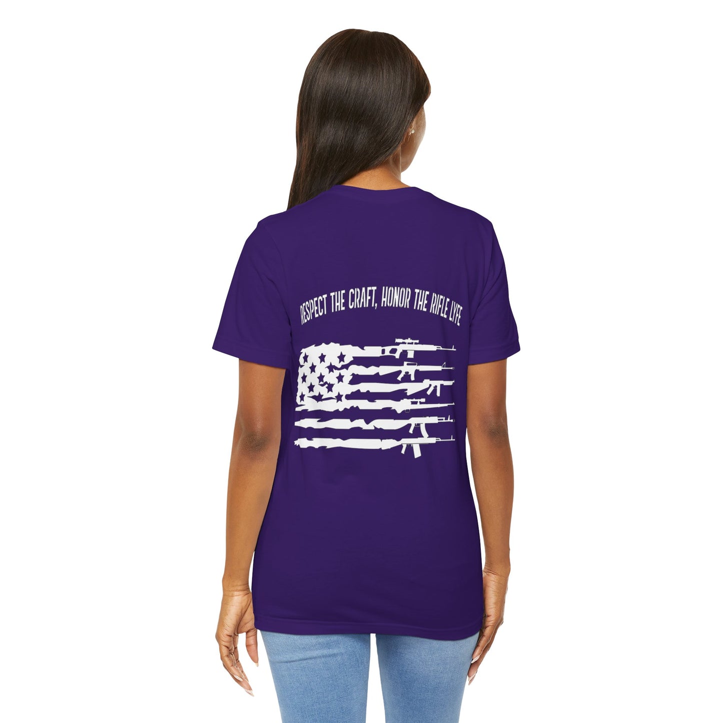 Respect the Rifle Lyfe Brand, Rifle Lover Gift, Gun Enthusiast Shirt, Second Amendment Apparel, Firearms Advocate Top