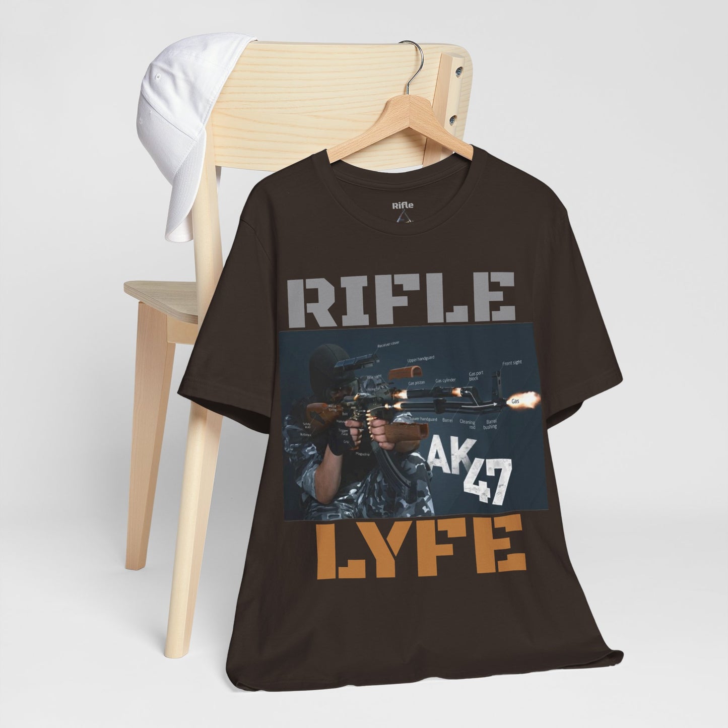 AK47 anatomy, AK47, Rifle Lyfe Logo