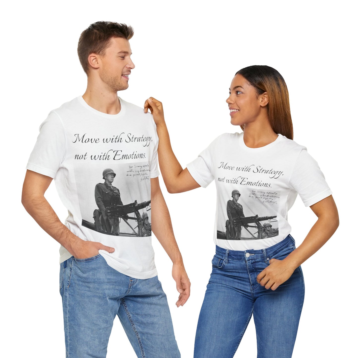 Move with strategy, not with emotion, General George Patton, WW2 General, Military General