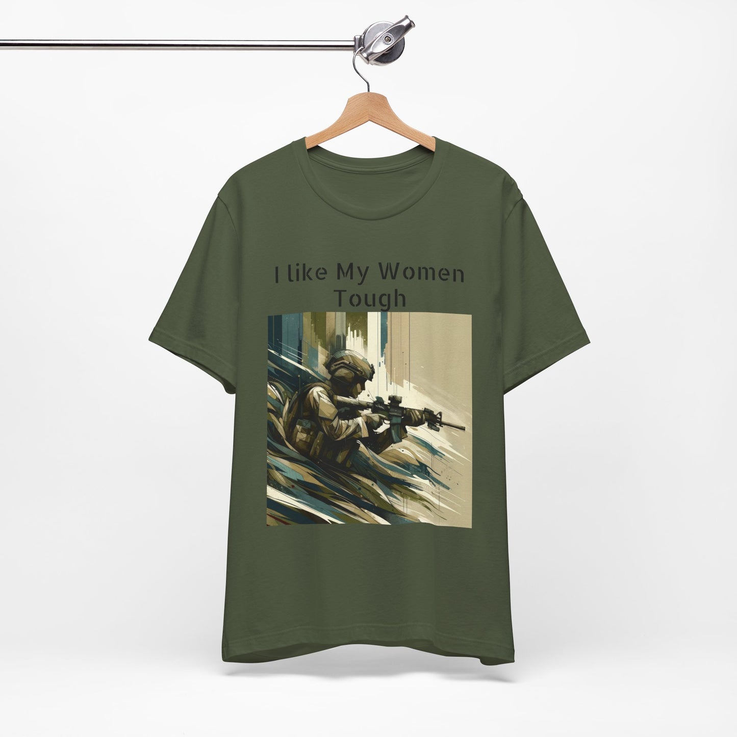 Tough female, female soldier, military tough