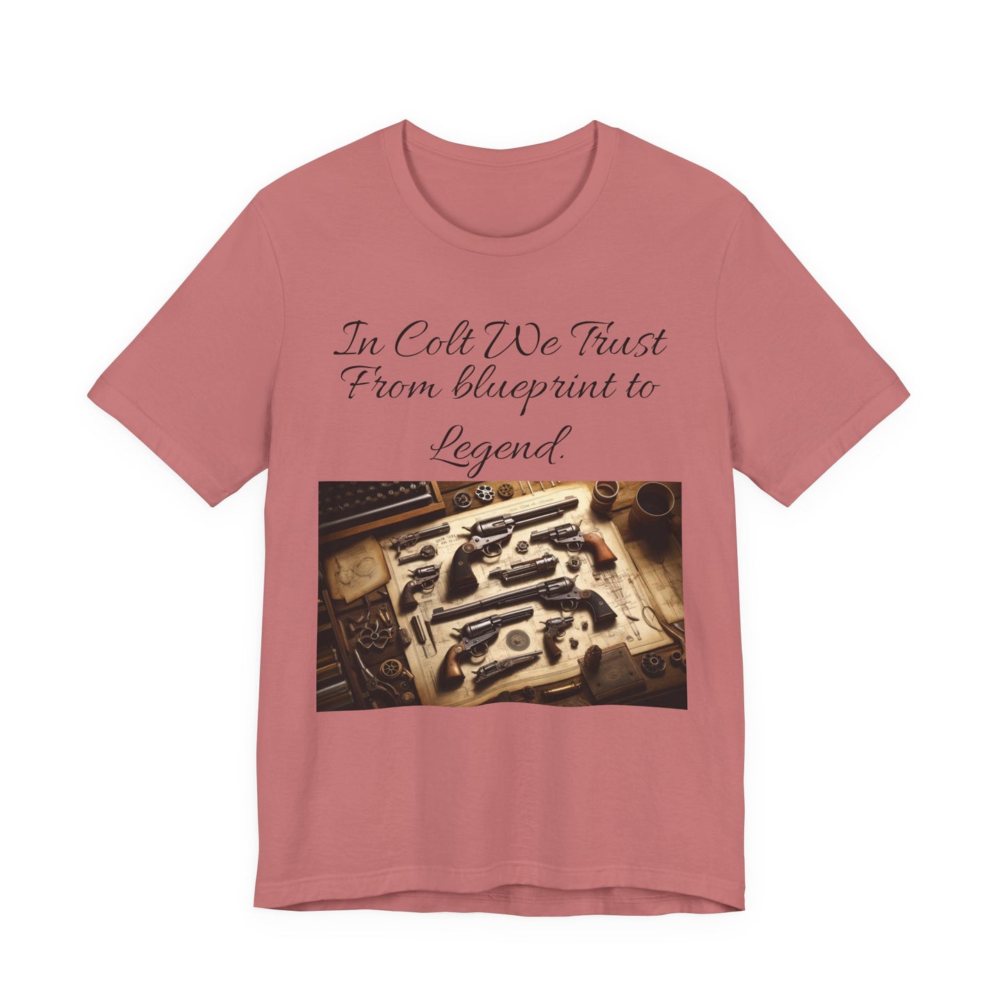 Gun Enthusiast Tee: In Colt We Trust, Firearm Lover Shirt, Shooting Sports Tee, Gift for Gun Owners, Vintage Firearms Apparel