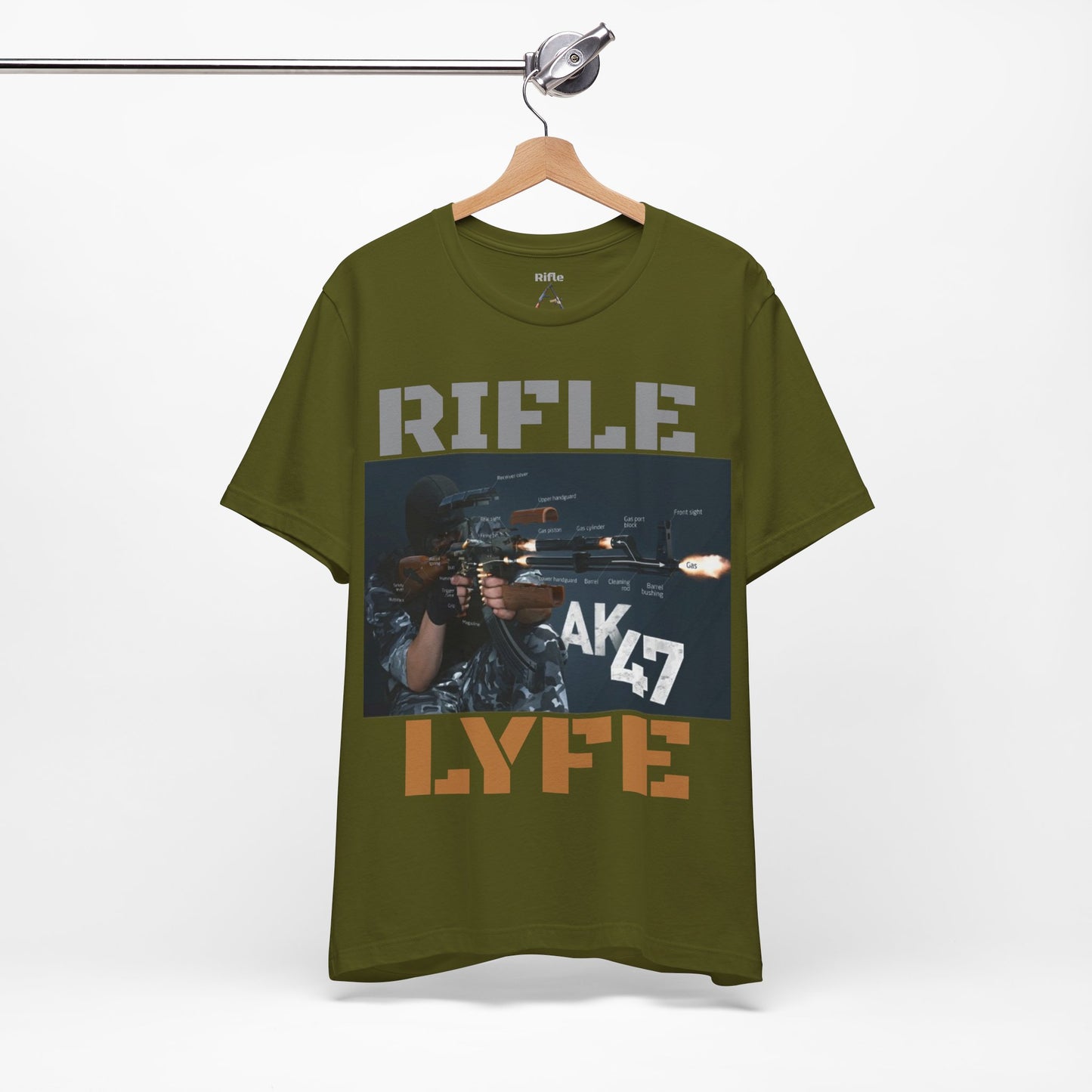 AK47 anatomy, AK47, Rifle Lyfe Logo