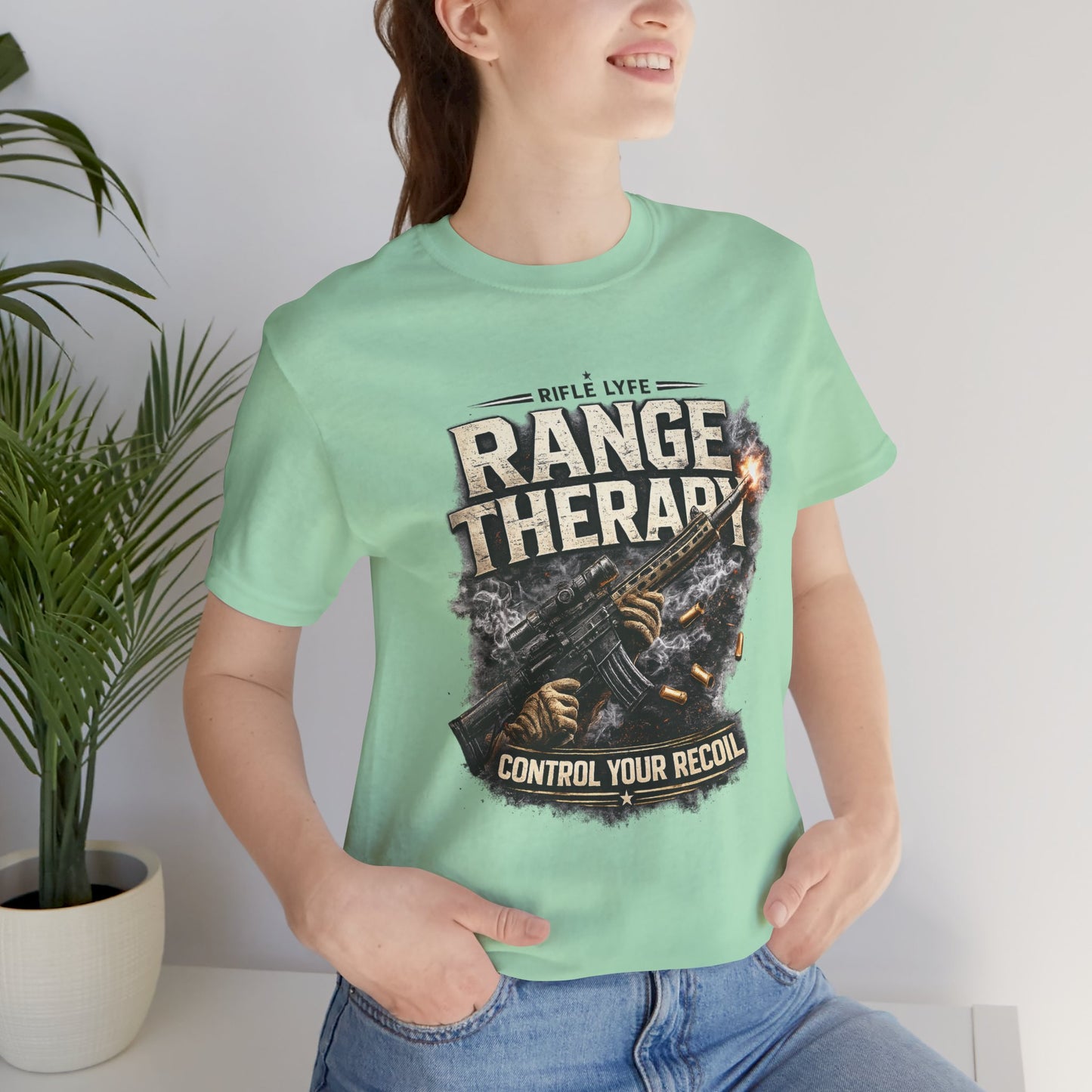 Range Therapy Shirt Shooting Range Shirt Funny Gun Shirt 2nd Amendment Shirt Tactical Shirt Pro Gun Tee Gift for Gun Lover Men