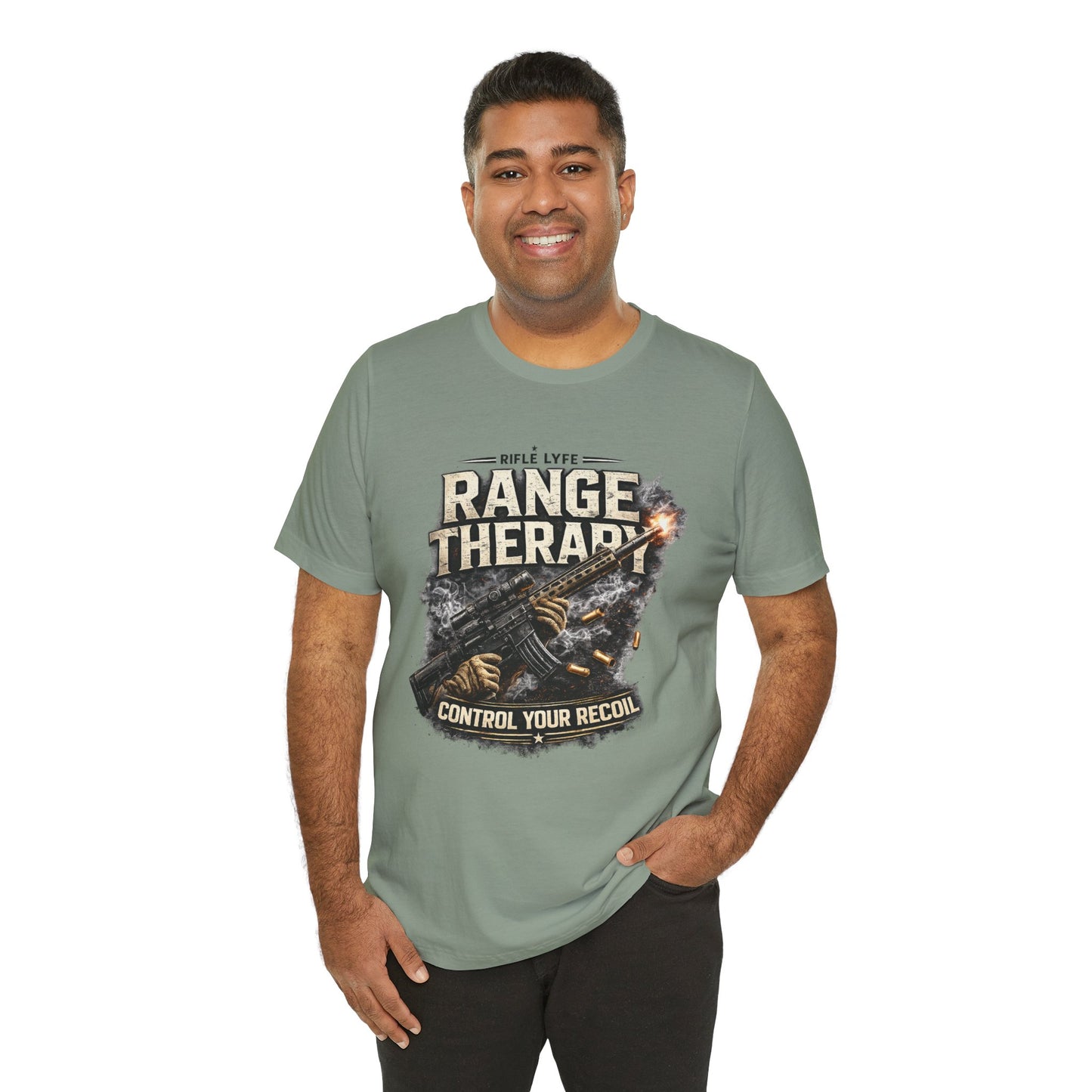 Range Therapy Shirt Shooting Range Shirt Funny Gun Shirt 2nd Amendment Shirt Tactical Shirt Pro Gun Tee Gift for Gun Lover Men