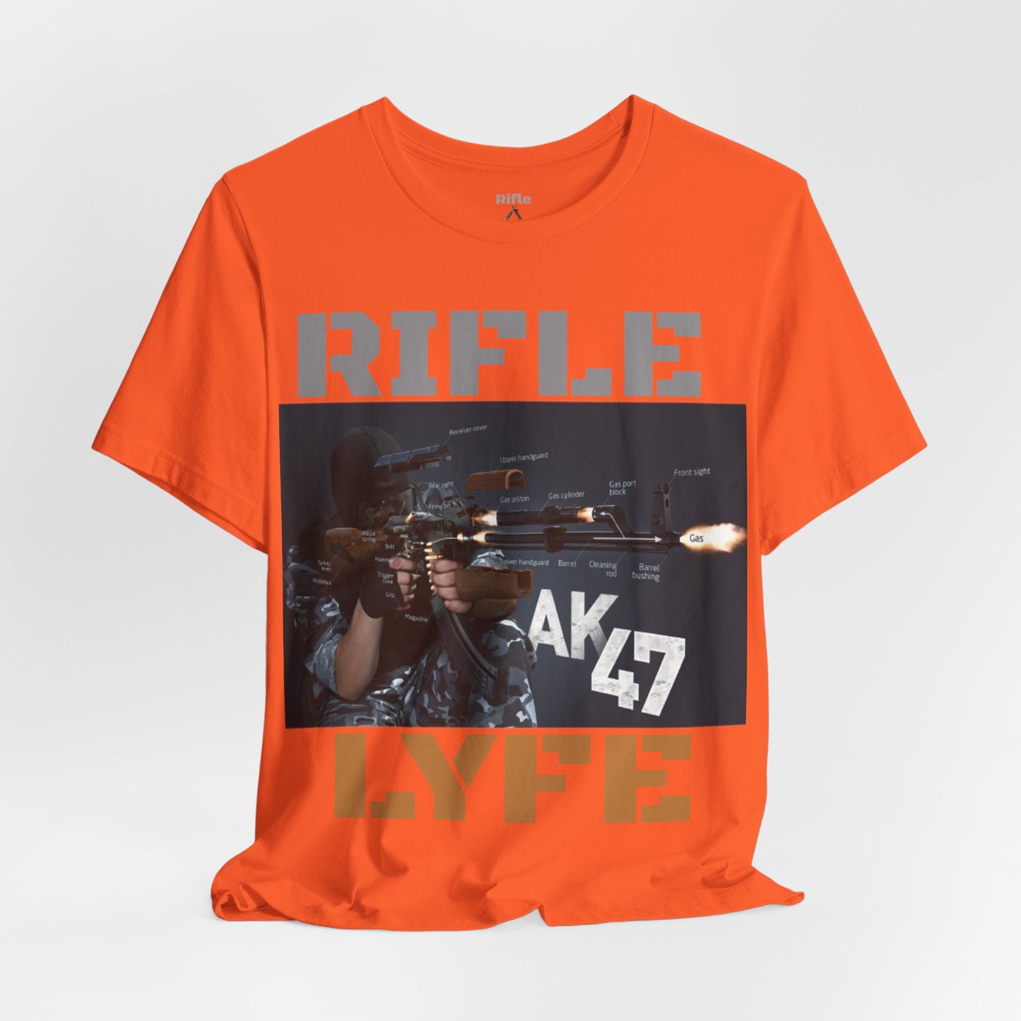 AK47 anatomy, AK47, Rifle Lyfe Logo