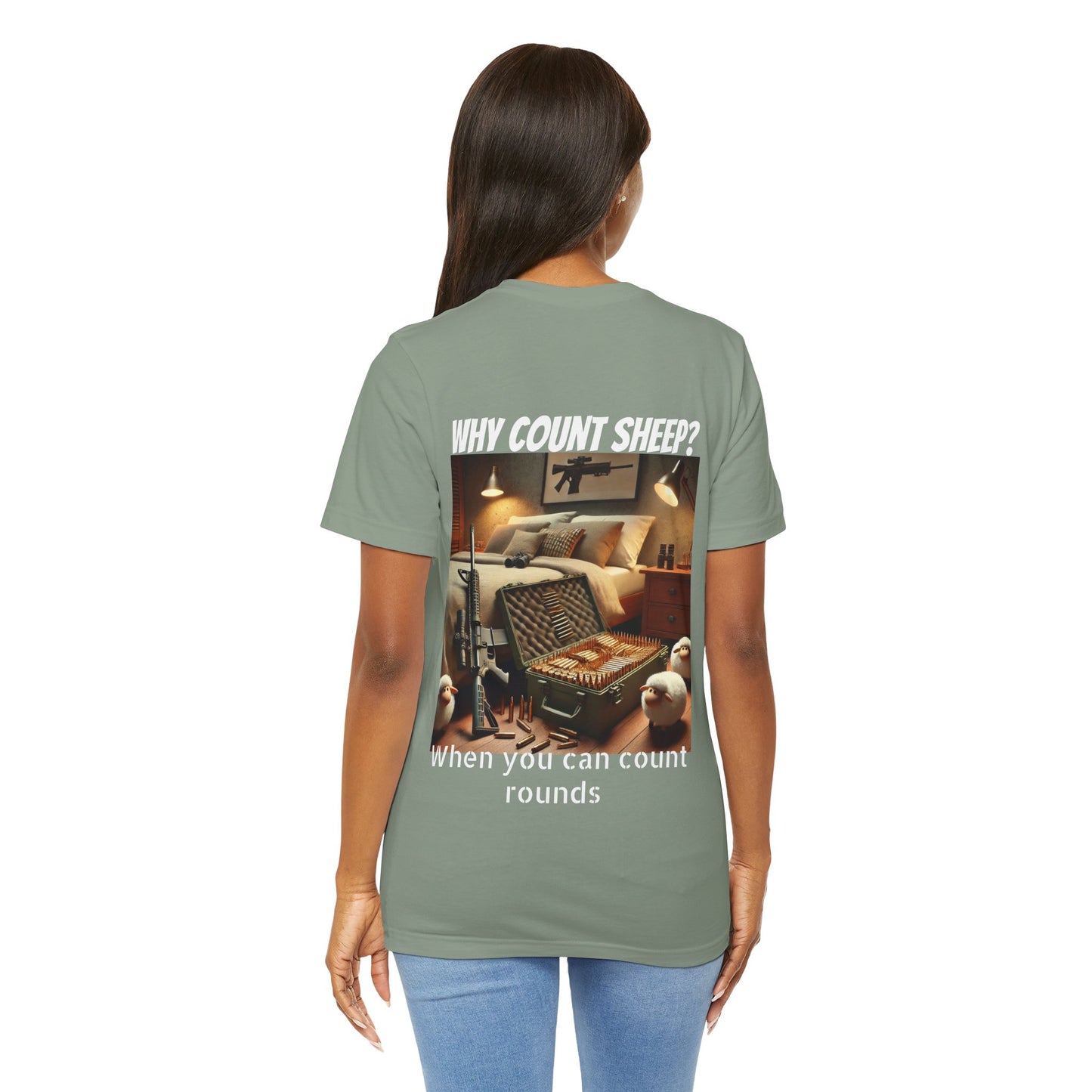 Funny Ammo Counting Unisex Tee, Sarcastic Bullet Collection T-Shirt, Humorous Munition Inventory Shirt, Hilarious Armament Count Top,