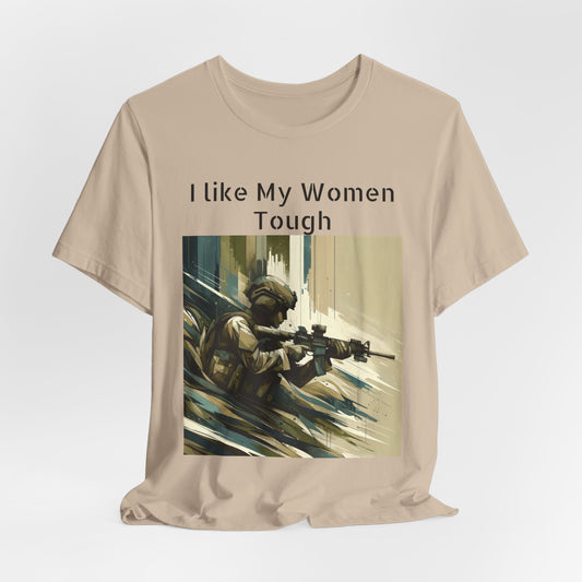 Tough female, female soldier, military tough