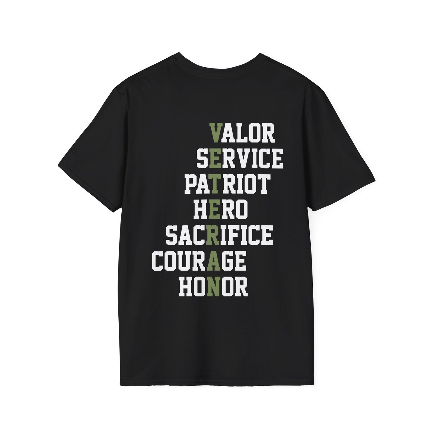 Valor in Action: Military Pride Tee