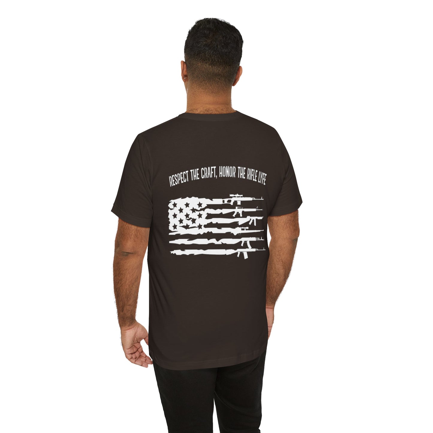 Respect the Rifle Lyfe Brand, Rifle Lover Gift, Gun Enthusiast Shirt, Second Amendment Apparel, Firearms Advocate Top