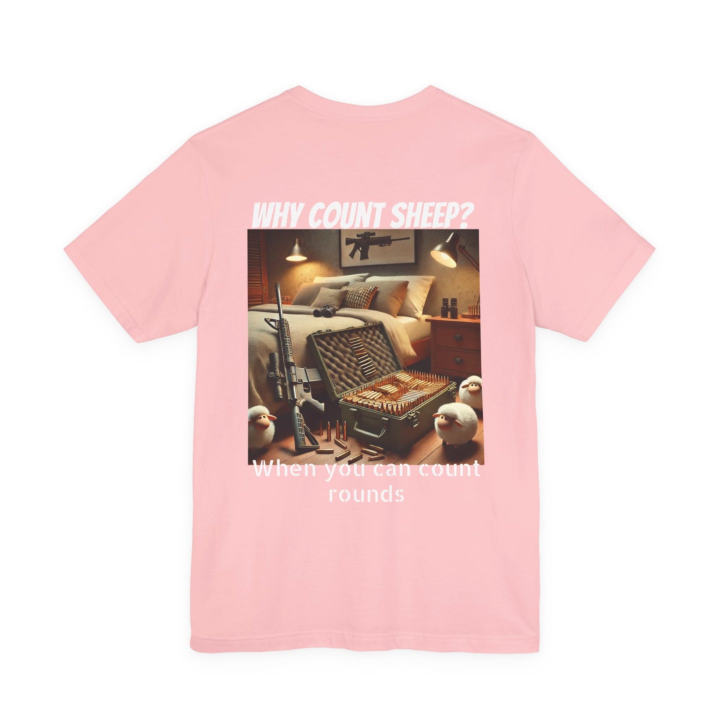 Funny Ammo Counting Unisex Tee, Sarcastic Bullet Collection T-Shirt, Humorous Munition Inventory Shirt, Hilarious Armament Count Top,