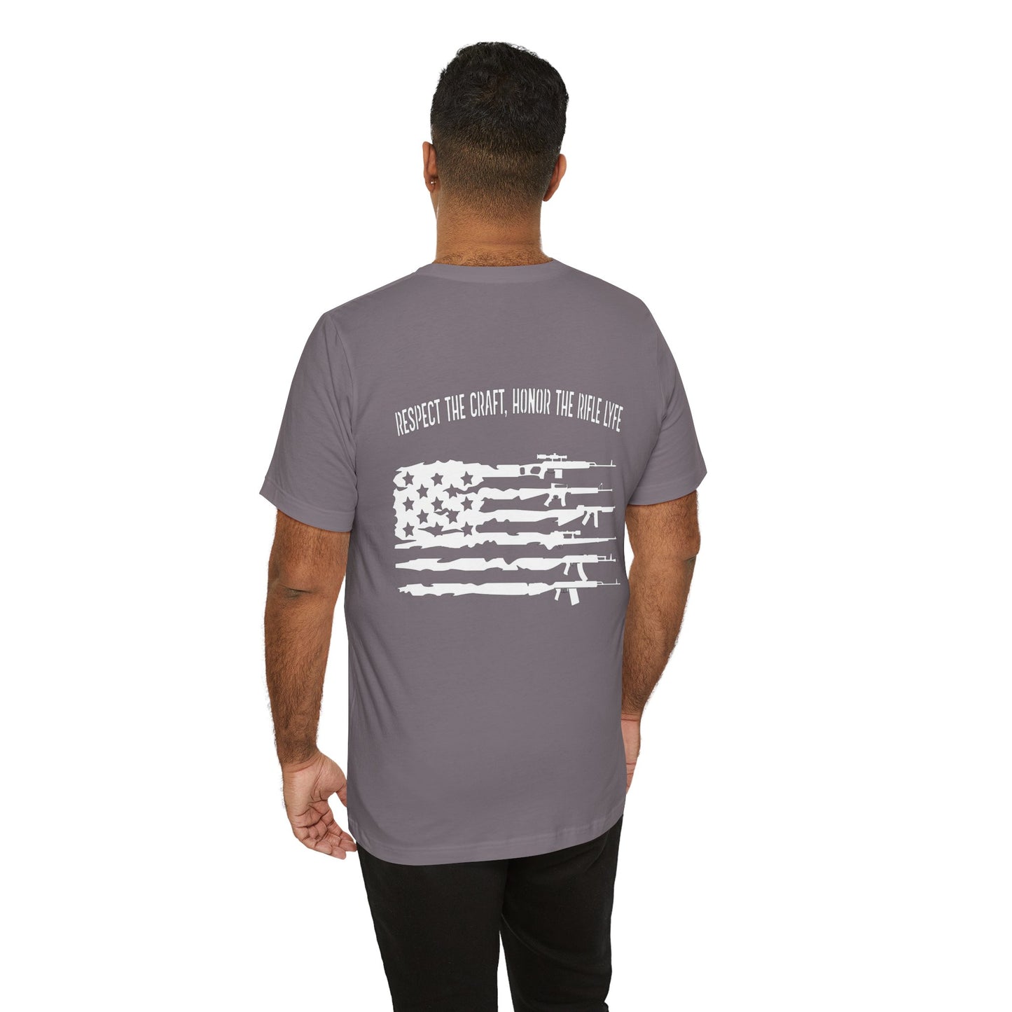 Respect the Rifle Lyfe Brand, Rifle Lover Gift, Gun Enthusiast Shirt, Second Amendment Apparel, Firearms Advocate Top