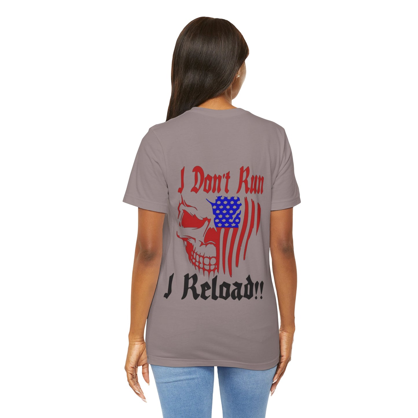 Skull Face Reload Unisex Tee, Alternative Clothing, Graphic T-Shirt, Edgy Quote Shirt, Skeleton Print Top