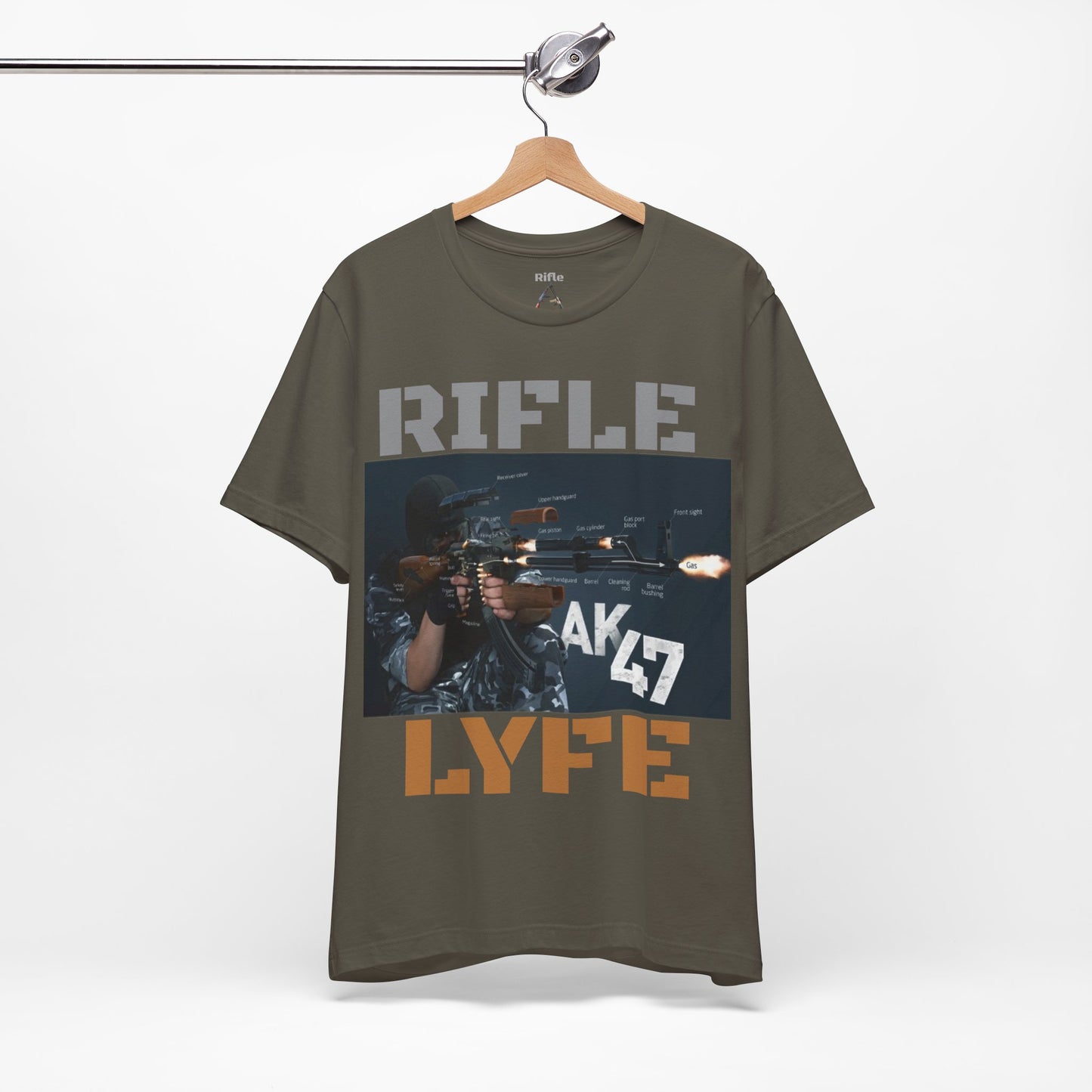 AK47 anatomy, AK47, Rifle Lyfe Logo