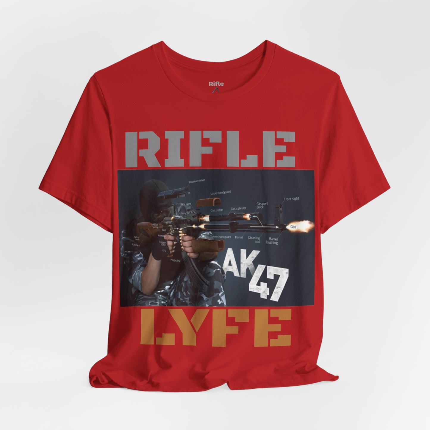 AK47 anatomy, AK47, Rifle Lyfe Logo