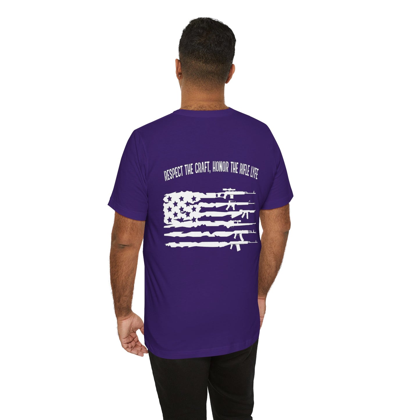 Respect the Rifle Lyfe Brand, Rifle Lover Gift, Gun Enthusiast Shirt, Second Amendment Apparel, Firearms Advocate Top