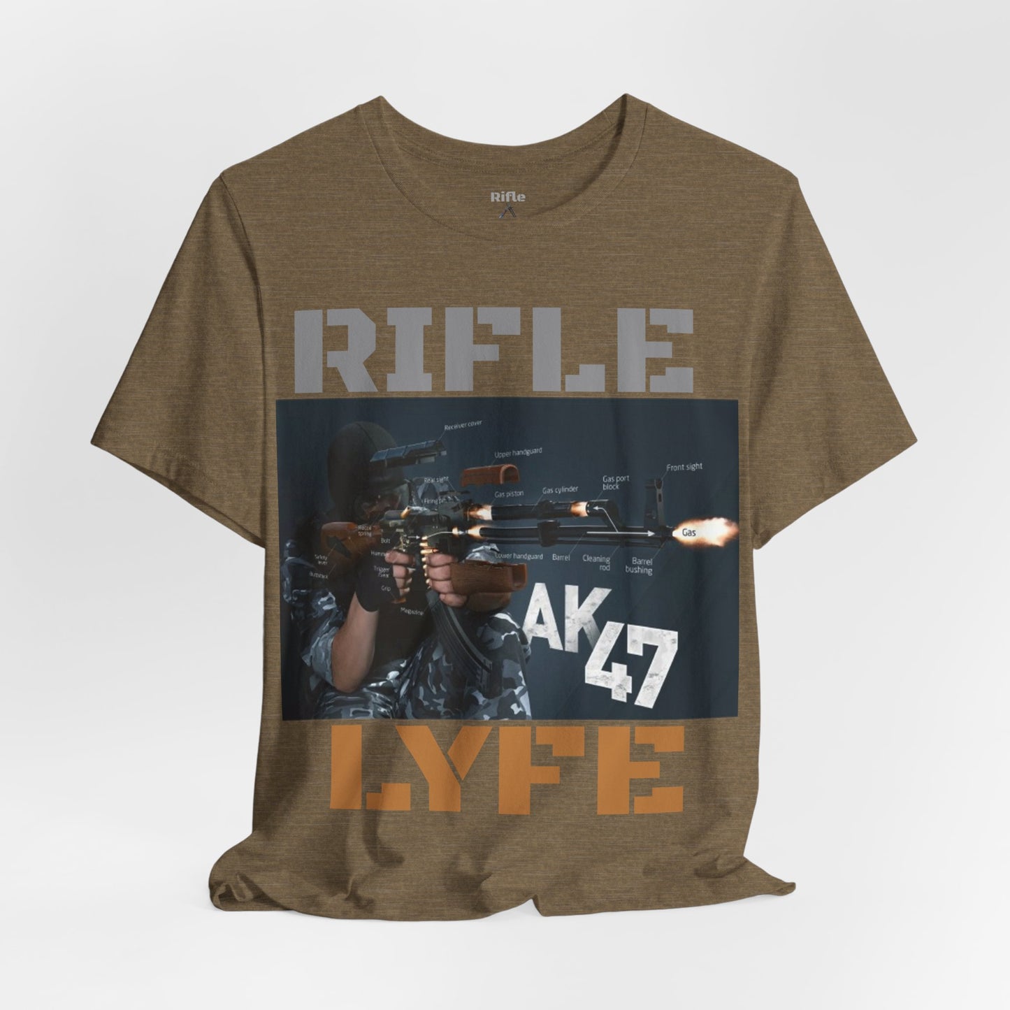 AK47 anatomy, AK47, Rifle Lyfe Logo