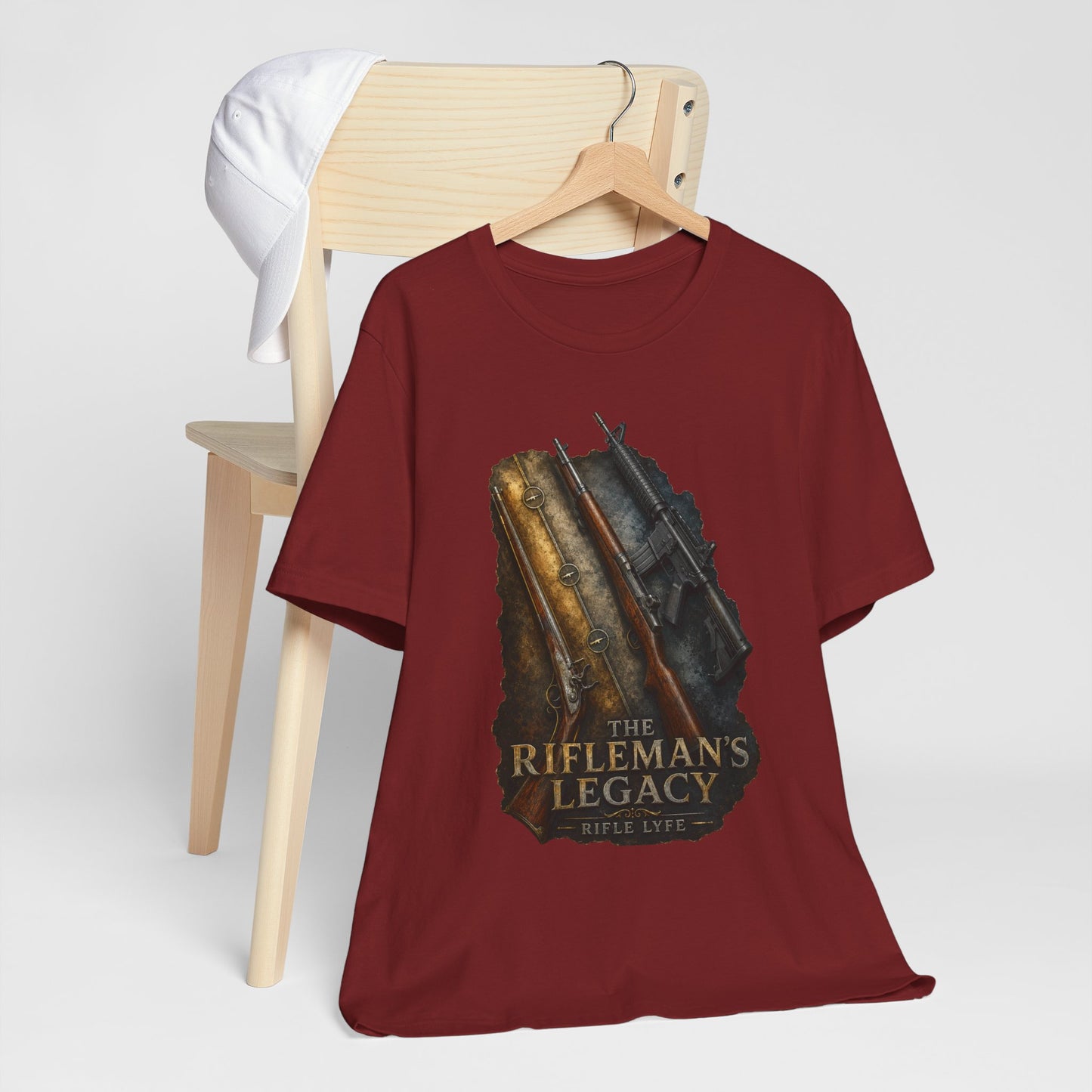 Rifleman’s Legacy T-Shirt — Vintage Hunting Rifle Graphic Tee