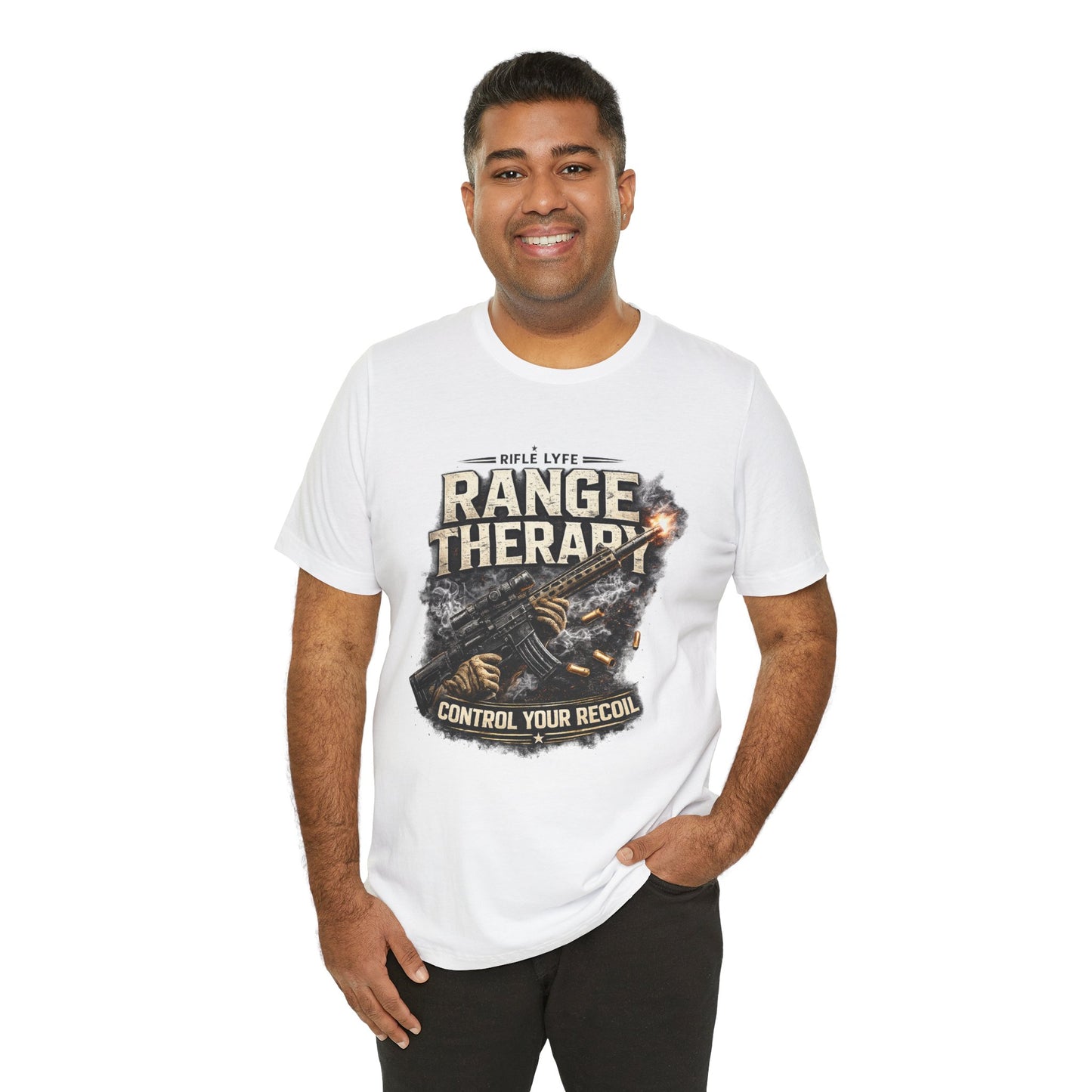 Range Therapy Shirt Shooting Range Shirt Funny Gun Shirt 2nd Amendment Shirt Tactical Shirt Pro Gun Tee Gift for Gun Lover Men