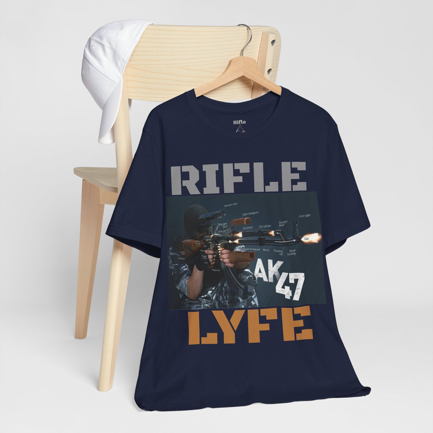 AK47 anatomy, AK47, Rifle Lyfe Logo