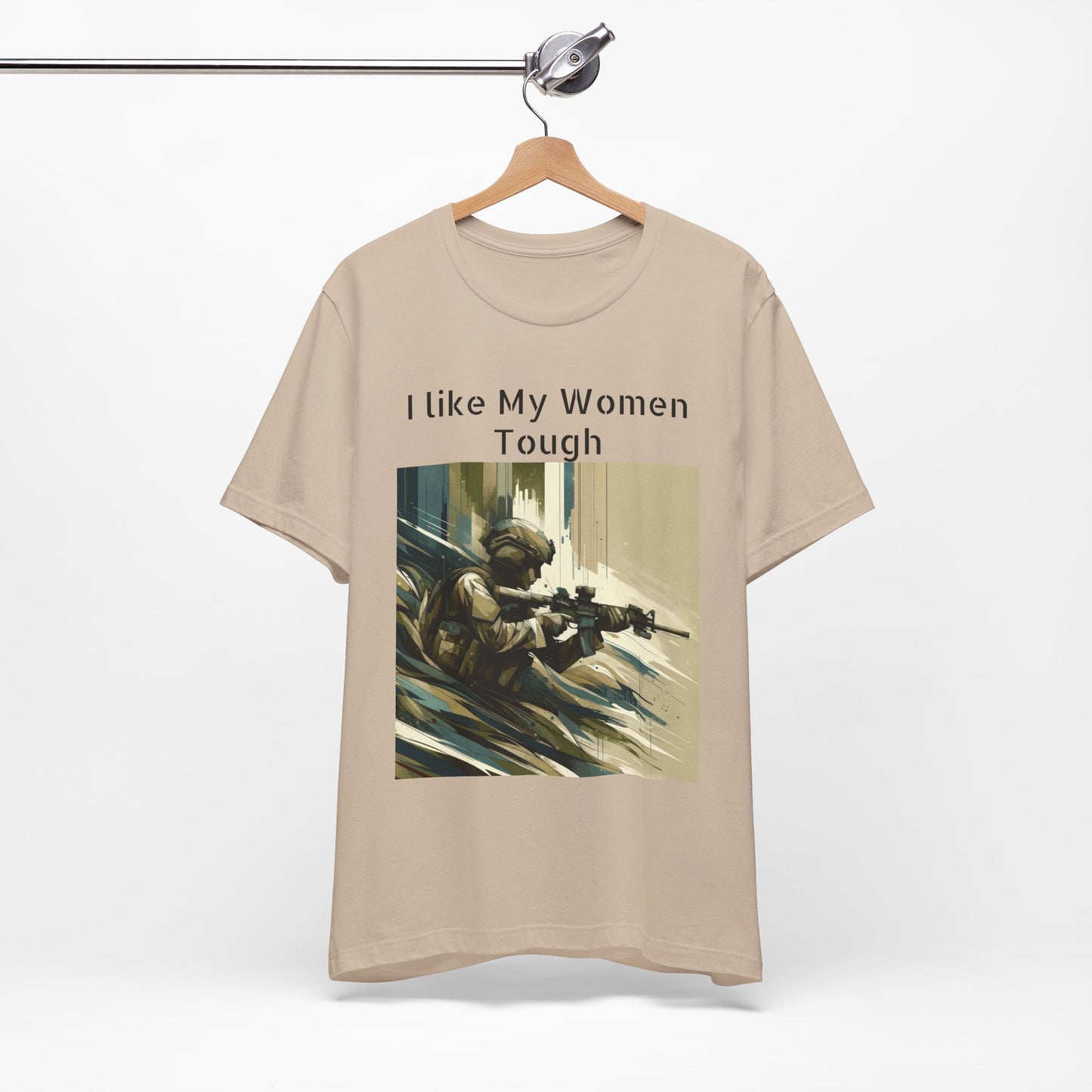 Tough female, female soldier, military tough