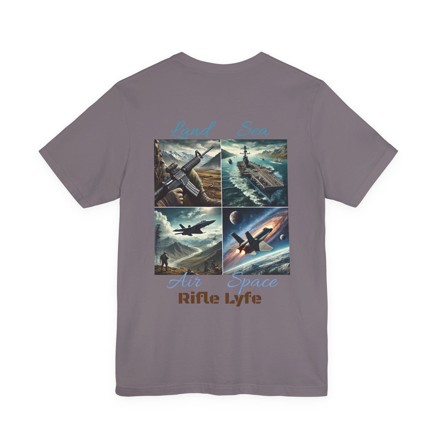 Land Sea Air Space Tee  Military Tribute Shirt | Rifle Lyfe