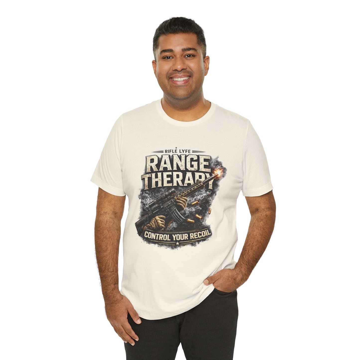 Range Therapy Shirt Shooting Range Shirt Funny Gun Shirt 2nd Amendment Shirt Tactical Shirt Pro Gun Tee Gift for Gun Lover Men