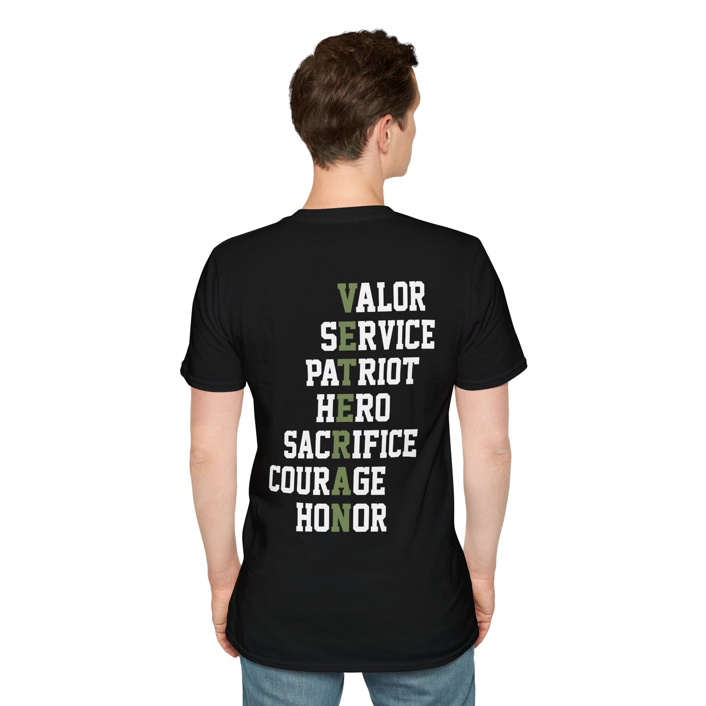 Valor in Action: Military Pride Tee