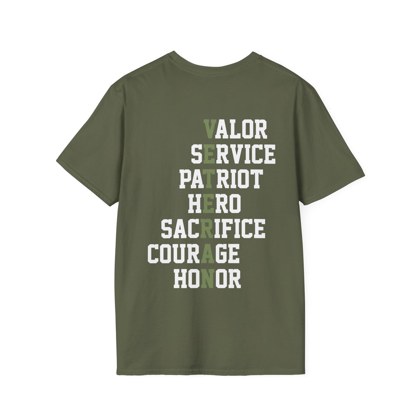 Valor in Action: Military Pride Tee