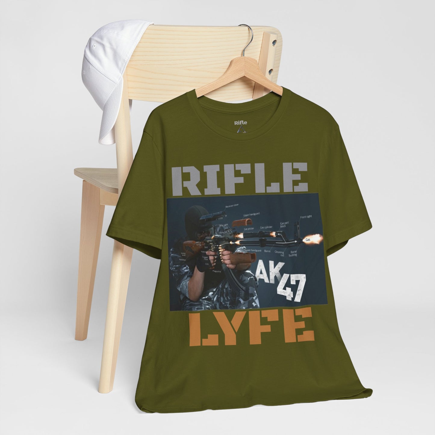 AK47 anatomy, AK47, Rifle Lyfe Logo