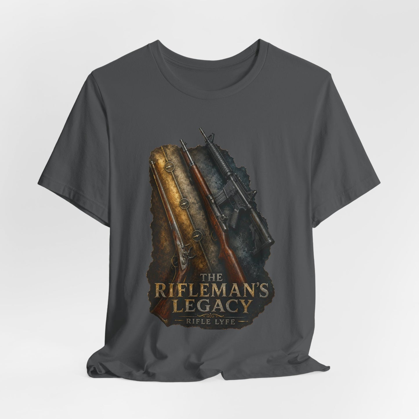 Rifleman’s Legacy T-Shirt — Vintage Hunting Rifle Graphic Tee