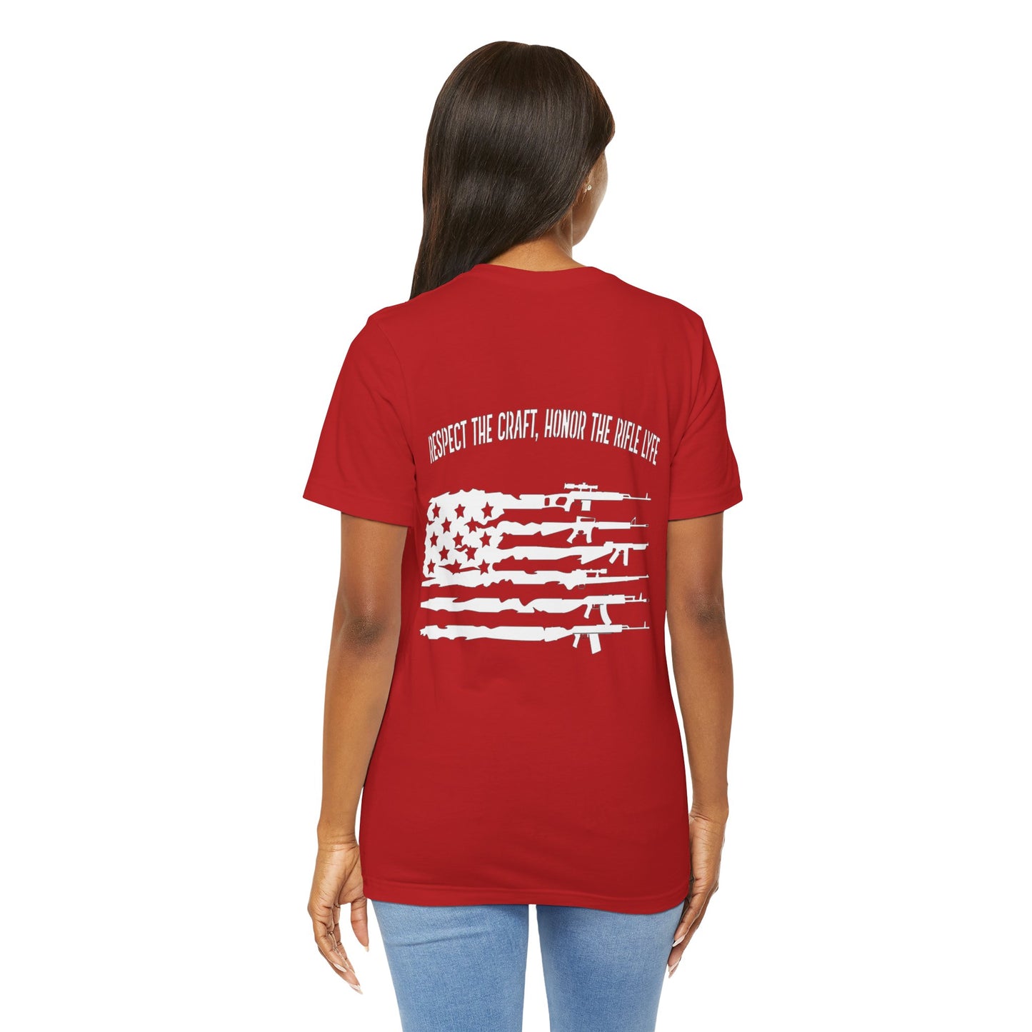Respect the Rifle Lyfe Brand, Rifle Lover Gift, Gun Enthusiast Shirt, Second Amendment Apparel, Firearms Advocate Top